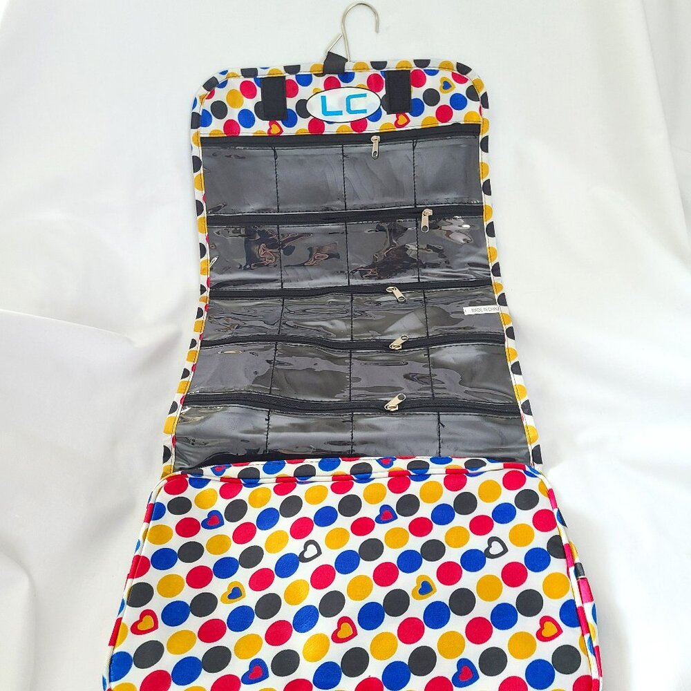 Travel Jewelry Organizer/Carrier - 11 1/2" x 25 open; 8 1/4" x 11 1/2" folded